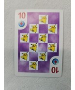 Vintage 1999 Bicycle Pokemon Playing Card 10 of Diamonds BUY 2 GET 2 FREE - $2.95