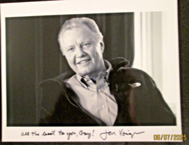 JON VOIGHT : ACTOR : MICKEY DONOVAN (RAY DONOVAN) ORIGINAL AUTOGRAPH PHOTO - $296.99