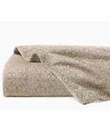 Sferra Veroli Khaki Queen Coverlet Sham Set 2PC Textured Tile Cotton Ita... - €354,85 EUR