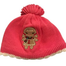 Gymboree Gingerbread Man Pink Winter Hat 2-3T - $9.60