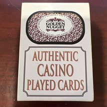 Golden Nugget Casino Las Vegas Nevada Authentic Played Table Cards - £5.05 GBP