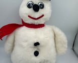 Vintage Broadway Toys Mfg Co Snowman Plush Frosty Hat Scarf - $18.37