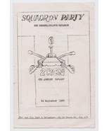 Rare US Army 1960 6th Armored Cavalry 2nd Recon Squadron Party Program - €5,17 EUR