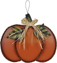 Wood Pumpkin Sign Fall Front Door Decor, Rustic Hanging Pumpkin Door Sign for Au - £15.59 GBP - £29.72 GBP