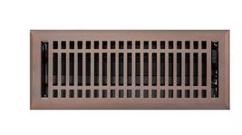 New Oil Rubbed Bronze 4&quot; x 14&quot; Contemporary Steel Floor Register by Signature Ha - £19.71 GBP