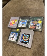 Nintendo Game Boy Color  Lot Of 5 Games, Tony Hawk 2 &amp; 3, Mrs Pac-Man, T... - $52.19 CAD