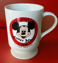 Vintage 1970s Mickey Mouse Club Member Glass Mug Disneyland Disney World - £15.71 GBP