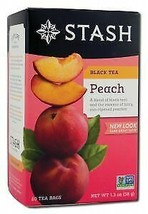 Stash Premium Black Tea Peach - 20 Tea Bags - £7.79 GBP