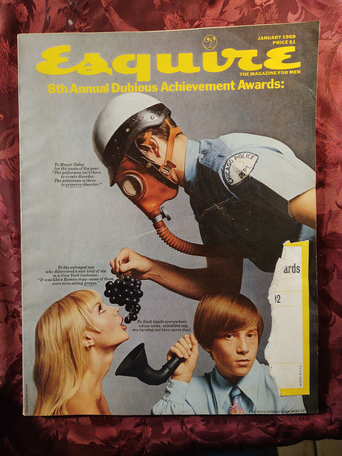 Primary image for ESQUIRE Magazine January 1969 CAPRI Julie Andrews Judy Garland Masten Gregory