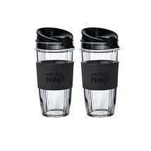 Two Large 650ml Nutri Ninja Cups with Two Sip &amp; Seal Lids  - $52.00