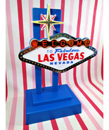 FAB Viva Las Vegas Iconic Illuminated Flashing Tabletop Electric Home De... - £38.25 GBP