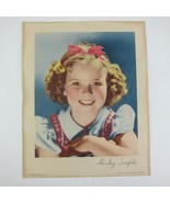 Shirley Temple 8x10 Litho Print Red Ribbon Twentieth Century Fox Vintage... - £11.98 GBP