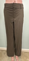 Lucy Walkabout Collection Women&#39;s Brown Lightweight Active Pants Sz Large - $26.72