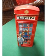 Great Collectible Tin COIN BANK  by CHURCHILL&#39;S TELEPHONE &quot;Kiosk&quot; Money Box - £15.25 GBP