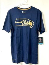 Nike Dri-Fit Men&#39;s Seattle Seahawks T-Shirt American Footbal Jersey, Blue, M - £16.35 GBP