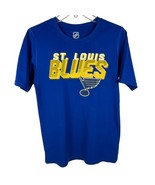 St Louis Blue NHL Athletic T-Shirt Blue Youth Sz. L - $221.44 MXN