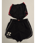 NIKE-Women&#39;s &quot;2-LOT&quot; SZ Small(4-6)- FITDRY-Pull On Running-Gym-Crossfit-... - $23.28 CAD