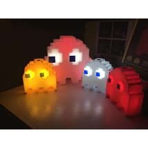 Pac-Man Inspired Pixel Night Light, Ghost pixel light, PAC Man color  - £61.89 GBP