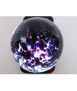 Vintage Art Glass Dark Purple Amethyst Glass Paperweight - $39.99