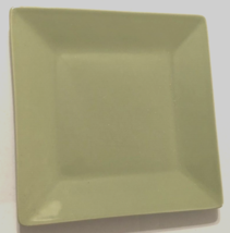 REAL SIMPLE Light Green Lime Square Commercial Grade Ceramic Salad Plate 8&quot; - £7.71 GBP