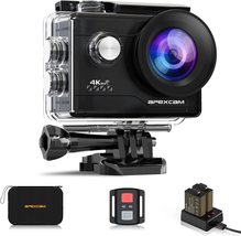 Apexcam Action Camera 4K Sports Camera 20MP 40M 170°Wide-Angle Wifi Waterproof U - £44.28 GBP