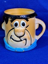 Vintage Fred Flintstone Multiple Vitamin Plastic Mug - £7.13 GBP