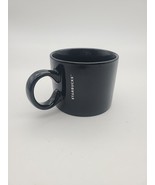 2017 Black Ceramic Starbucks 12 oz. White Logo Collectible Coffee Cup Mug - $8.60