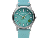 420Waldos Women&#39;s Quartz Watch - Mary Jane Blue Dial Genuine Leather Strap - $89.95