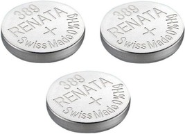 Renata Watch Battery Swiss Made 389 or SR1130SW Or AG10 1.5V (3 Batteries, 389 o - £12.71 GBP