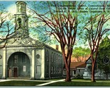 First Congregational Church Canandaigua New York NY UNP Linen Postcard H6 - $2.92