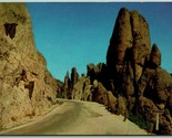 Rock Gateway Needles Hwy South Dakota SD UNP Chrome Postcard H10 - £2.29 GBP