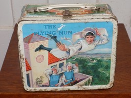 Vintage 1968 The Flying Nun Embossed Metal Lunchbox - $89.10