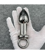 Stainless Steel Anal Plug with Pulling Ring - $50.00