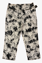 Inc Women&#39;s Pants Tropical Bloom Palm Sunset Sz 8 Reg Fit Straight Leg Capri Nwt - £19.97 GBP