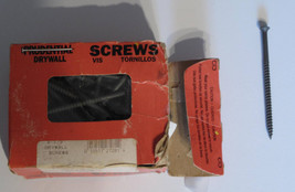 Prudential Bugle Head Drywall Screws 1 lb, 3 1/2&quot; Vintage - £6.84 GBP