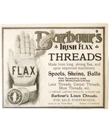 Barbour&#39;s Irish Flax Thread 1897 Advertisement Victorian Fashion Sewing ... - $14.99