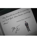 Matthew Perry Signed Inspirational Quote Autograph Picture Display 8x10 frame re - £11.87 GBP