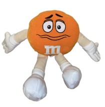 2021 M&amp;M&#39;s Mars Orange Plush 13” Stuffed Toy Plush Round W/ white boots &amp; Gloves - £13.59 GBP