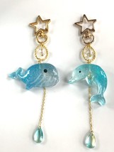 Keychain Resin Whale &amp; Dolphin - $12.00
