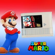 NES SUPER MARIO ORIGINAL WALLET GAME CARTRIDGE BIFOLD UNISEX MENS WOMEN ... - $18.76