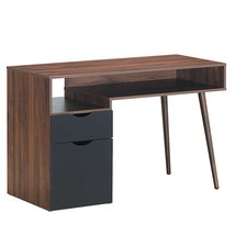 Computer Desk PC Writing Table Drawer and Cabinet - £164.36 GBP