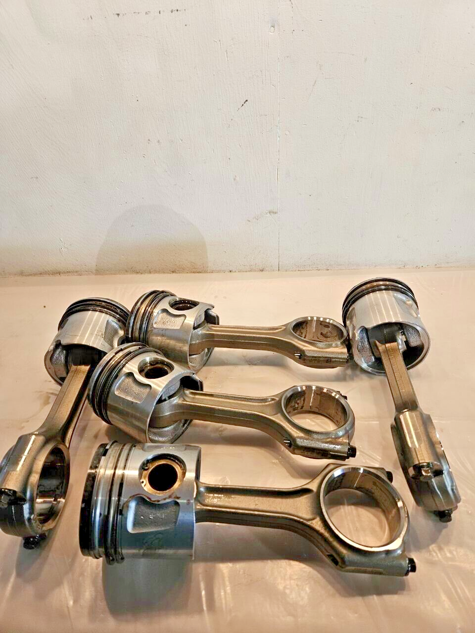 Set of 5 Cummins ISL 8.3L ISC ENGINE CONNECTING ROD 5271843 PISTON 53028... - $420.40
