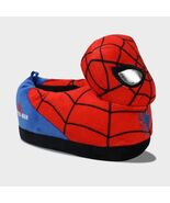 Marvel Spider-Man Toddler Boys 3D Plush Microsuede Slippers Red Size 7-8 - $322.89 MXN