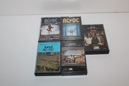 Hard Rock Cassette Tapes Lot Of 5 AC/DC Highway to Hell Dirty Deeds TNT ... - $29.58