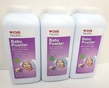 3 CVS Health Baby Powder with Cornstarch 15oz (425g) Mild &amp; Gentle Exp 1... - £17.39 GBP