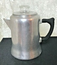 Pricilla Ware Percolator Coffee Pot 8 Cup Capacity Aluminum Vintage - £17.85 GBP