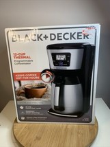 BLACK+DECKER CM2035B 12-Cup Thermal Coffee Maker - Black/Silver - £39.51 GBP