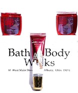 Bath &amp; Body Works Winter Candy Apple ,Shimmer Lip Hand Care Set of 3 - $32.87 CAD