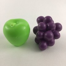 Little Tikes Vintage Pretend Play Food Healthy Fruit Lot Grapes Apple 80... - $26.68