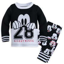 NEW Disney Store Mickey Mouse PJ Pals Pajamas for Baby  Sz 12-18 mos - $279.09 MXN